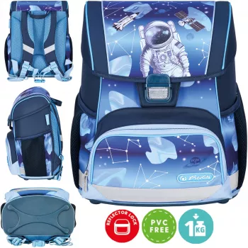 Sac à dos scolaire Herlitz Loop 6-9 ans, Cosmonaut Cosmo Explorer
