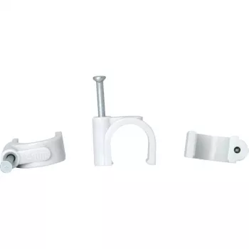 Pince de câble avec clou Heinrich Kopp, diamètre de faisceau Ø 10-14 mm, grise, 50 pièces 347804088