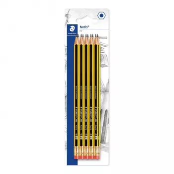 Staedtler Noris HB 122-2 BK10 Graphite Pencil Set, HB, 10 Pieces