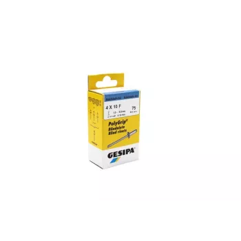 GESIPA PolyGrip® Blind Rivet Stainless Steel A2 4.0 x 10.0 mm, 75 pieces 1464827