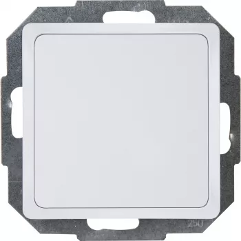 Cache aveugle Kopp HK05 avec griffes de fixation, blanc arctique, 1 module 334302005