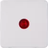 HEINRICH KOPP HK02 cache-bascule plat avec lentille, rouge 331114005