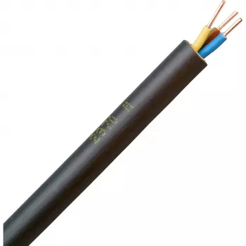 Câble d'alimentation enterré HEINRICH KOPP NYY-J 3G1,5 mm², 10 m, noir 153310045