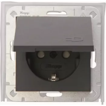 Mécanisme de prise Schuko HEINRICH KOPP anthracite 954015008