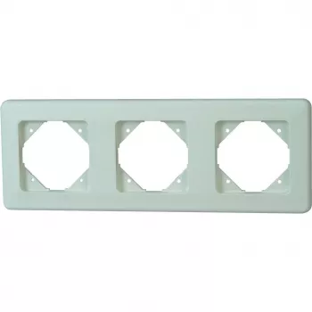 Cadre de recouvrement 3 postes Heinrich Kopp Europa blanc arctique mat 303313087