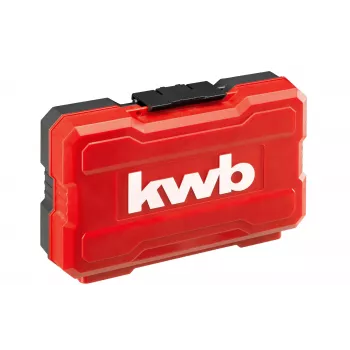 Set d'embouts kwb 109010, 39 pièces, embouts en acier S2, queue hexagonale 1/4 inch, porte-embout magnétique à changement rapide, code couleur
