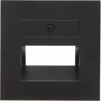 Plaque de recouvrement Kopp HK07-UAE, noir mat, 1 module 371750005