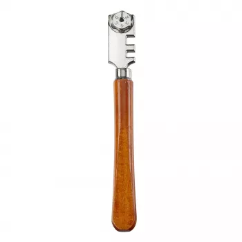 kwb 177100 Tungsten Carbide Glass Cutter with Wooden Handle, 185 mm