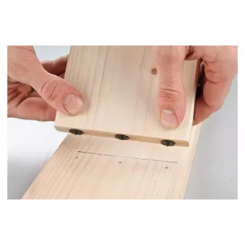 KWB Pointes de marquage pour chevilles en bois, ensemble de 4 pièces (6/8/10/12 mm) 530208