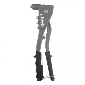 kwb 407200 pince à rivets aveugles avec 4 embouts (2,4-4,8 mm), pince à riveter manuelle pour rivets aluminium et acier