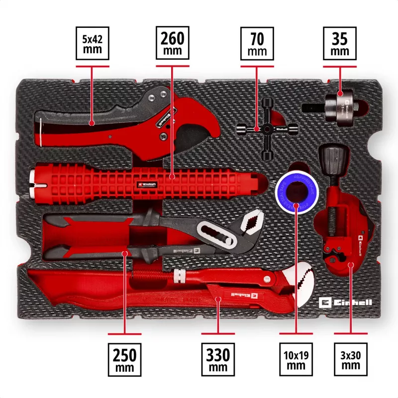 Ensemble d'inserts Einhell 370527 8 pièces (370527)