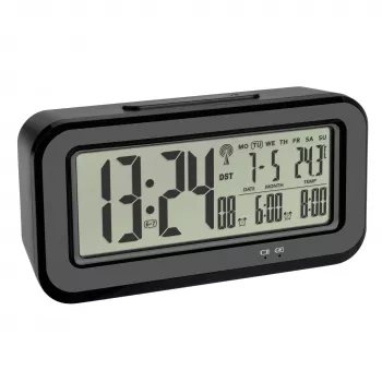 Réveil digital TFA Dostmann BOXX noir 60.2554.01