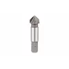 Fraise à chanfreiner HSS KWB 704840 16 mm, 90°, 3 lèvres, queue cylindrique