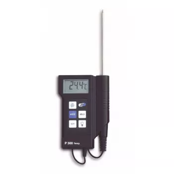 Thermomètre à sonde digital professionnel TFA Dostmann 31.1020, NTC, -40 à +200 °C, sonde en acier inoxydable, IP65
