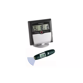 TFA Dostmann 95.2008 station météo numérique noire