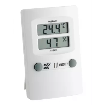 Thermo-hygromètre numérique TFA Dostmann blanc (30.5000.02)
