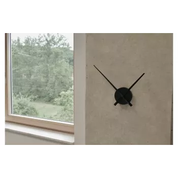 TFA Dostmann horloge murale à quartz 60.3036.01 noire 96 mm x 310 mm x 33 mm