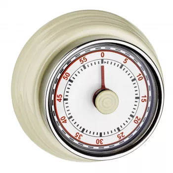 TFA Dostmann 38.1037.09 Minuteur de cuisine mécanique, 60 minutes, beige