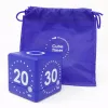 TFA Dostmann Timer CUBE Minuteur cube numérique, bleu 38.2036.06