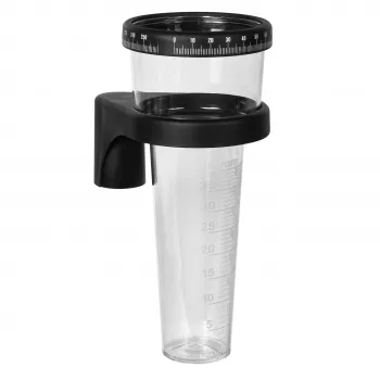 TFA Dostmann 47.1001 Pluviomètre, transparent/noir, 0-40 mm, manuel