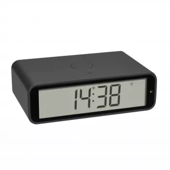 TFA Dostmann 60.2560.10 Réveil radio-piloté anthracite
