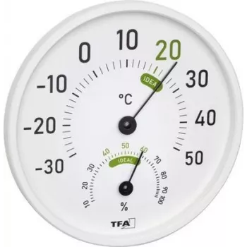 TFA Dostmann Thermo-hygromètre numérique blanc 45.2045.02