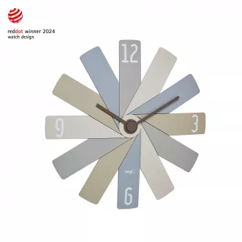 TFA Dostmann 60.3020.30 Horloge murale à quartz 400 mm multicolore mouvement silencieux continu