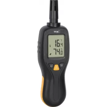 TFA Dostmann Digital Professional Thermo-hygromètre noir jaune 31.1066 31.1066.01