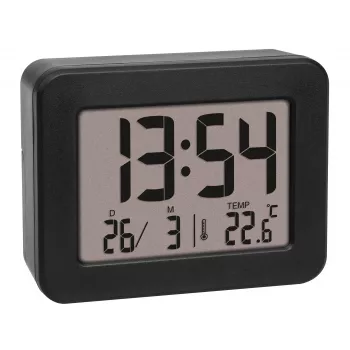 Réveil à quartz TFA 60.2044.01 noir