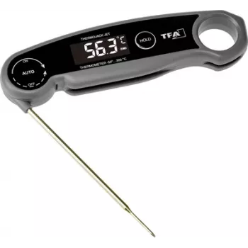 Thermomètre de cuisine numérique TFA 30.1069.10 avec sonde en acier inoxydable, -50 à +300 °C, arrêt automatique