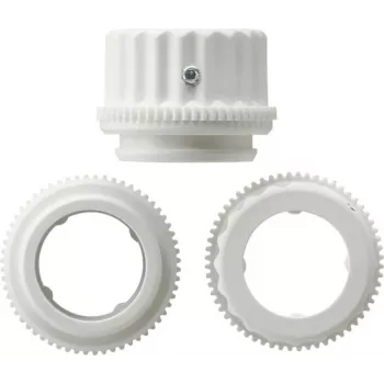 Adaptateur de vanne Gira 112600 pour actionneurs de chauffage, M30 x 1,5, blanc