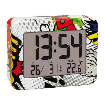 Réveil à quartz TFA Dostmann 60.2044.40 multicolore