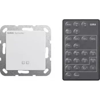 Télécommande sans fil Gira Sensotec 236603 System 55 blanc pur