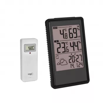 Station météo sans fil TFA ETNA 35.1173.01 avec prévisions, humidité et phase de lune