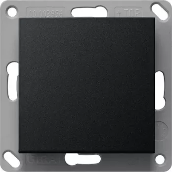 Gira EnOcean Wireless Wall Transmitter, 1-Gang, Black 2421005
