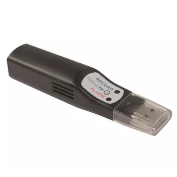 TFA Dostmann enregistreur de données de température et d'humidité avec interface USB, 50 000 mesures, -40 à +70 °C, résolution 0,1 °C (311.054)