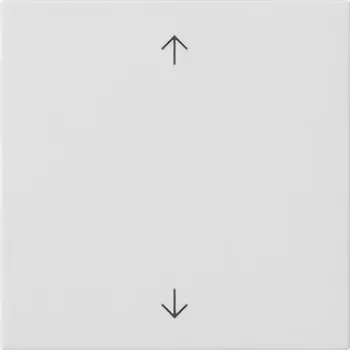 Gira S3000 Rocker Attachment with Arrow Symbols, System 55, Pure White 536127