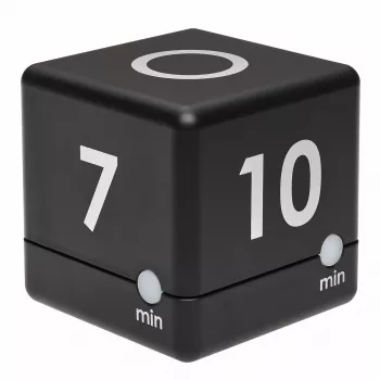 Minuteur de cuisine numérique TFA Dostmann 38.2040.01 noir-blanc