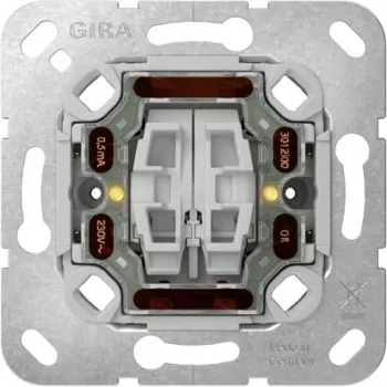 GIRA 384500 Insert de commutateur série, encastré, 10 AX, 250 V, bornes à vis