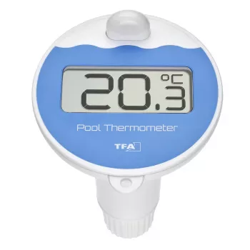 Capteur de piscine sans fil TFA Dostmann 30.3238.06, 868 MHz, capteur flottant de température de l'eau pour thermomètres de piscine et stations météo