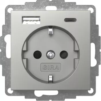 Gira Prise SCHUKO avec chargeur USB Type-A/C 2459600
