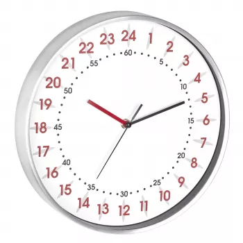Horloge murale à quartz TFA Dostmann 60.3069.02 304 mm x 48 mm aluminium
