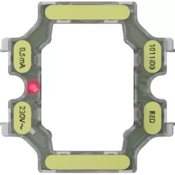 Élément d'éclairage LED GIRA T1 rouge 0,5 mA 230V AC 3791011