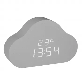 Réveil enfant à quartz TFA Dostmann 60.2040.15 gris