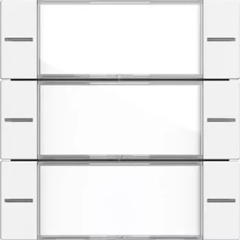 Ensemble de boutons bascule GIRA 577327 3 postes noir mat pour Touch Sensor 4, System 55