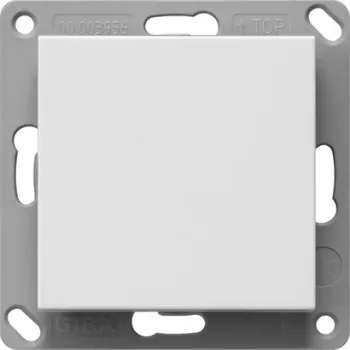 Bouton-poussoir mural sans fil GIRA, sans pile, 1 canal, blanc pur 242103