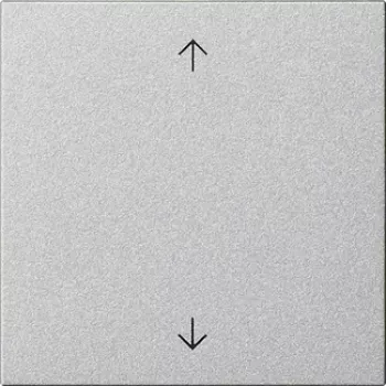 Bouton bascule pour détecteur Gira 536126 aluminium symboles flèches