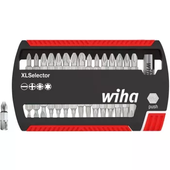 Coffret d'embouts Wiha XSelector 31 pièces avec embouts fendus, Phillips, Pozidriv et TORX 29417