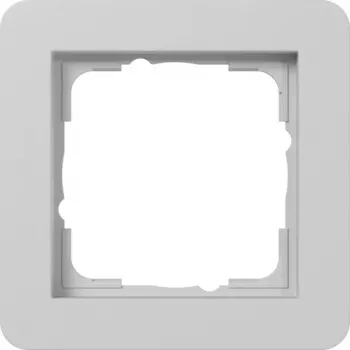 Cadre de recouvrement Gira E1 1 poste, gris mat (0211154)