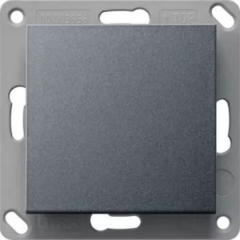 Bouton mural sans fil GIRA, sans pile, 1 poste, anthracite 242128